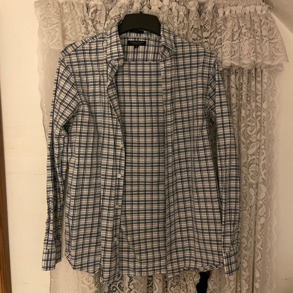 Plaid Banana Republic Shirt